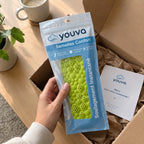 Déballage d'une commande Youva Cloud, semelles confort livrées avec carte de remerciement